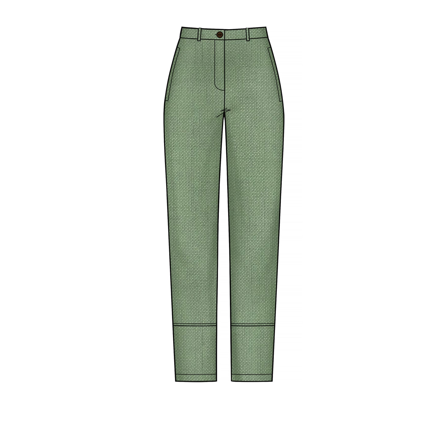 Simplicity Pattern 8957 Misses' Slim Leg Pant with Variations