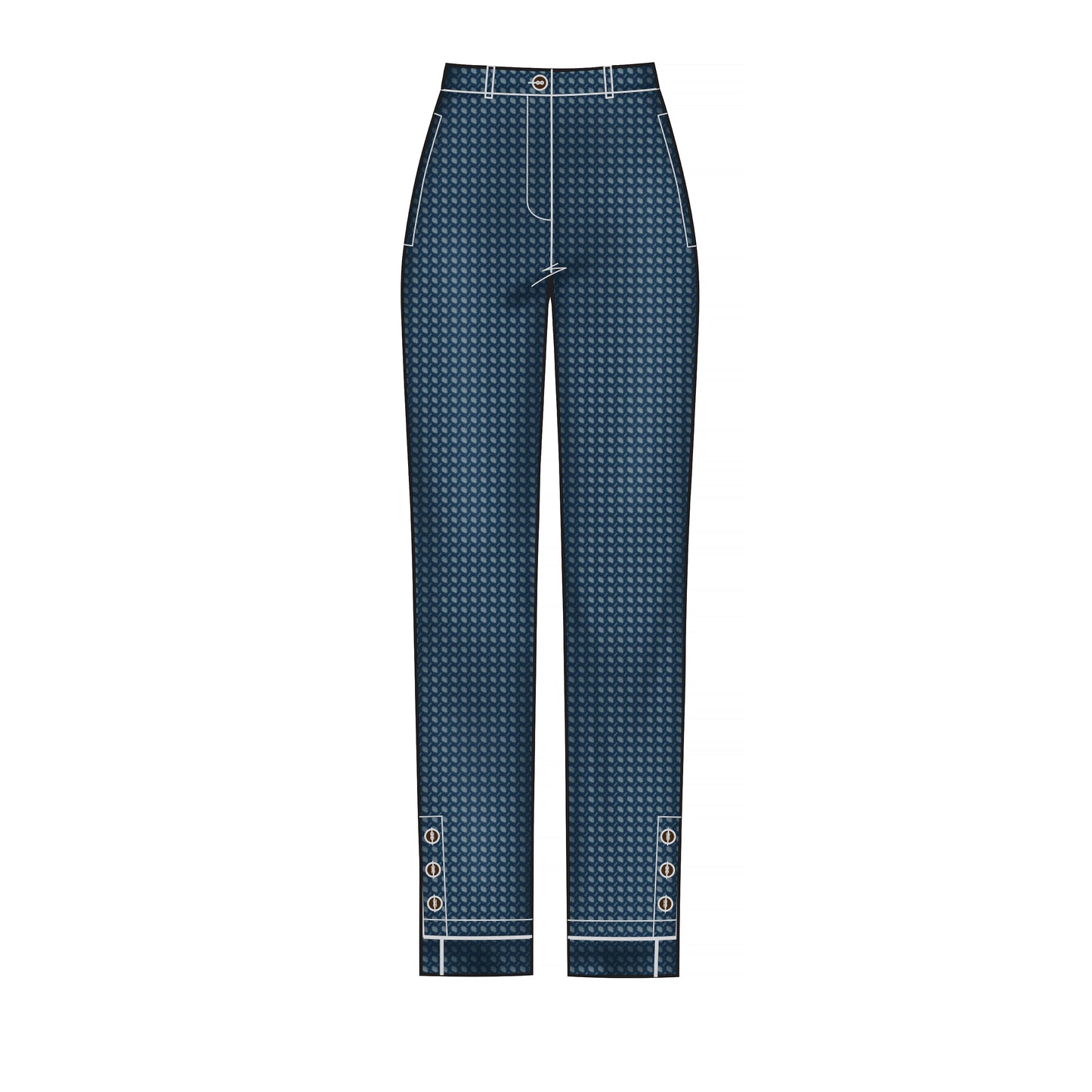 Simplicity Pattern 8957 Misses' Slim Leg Pant with Variations