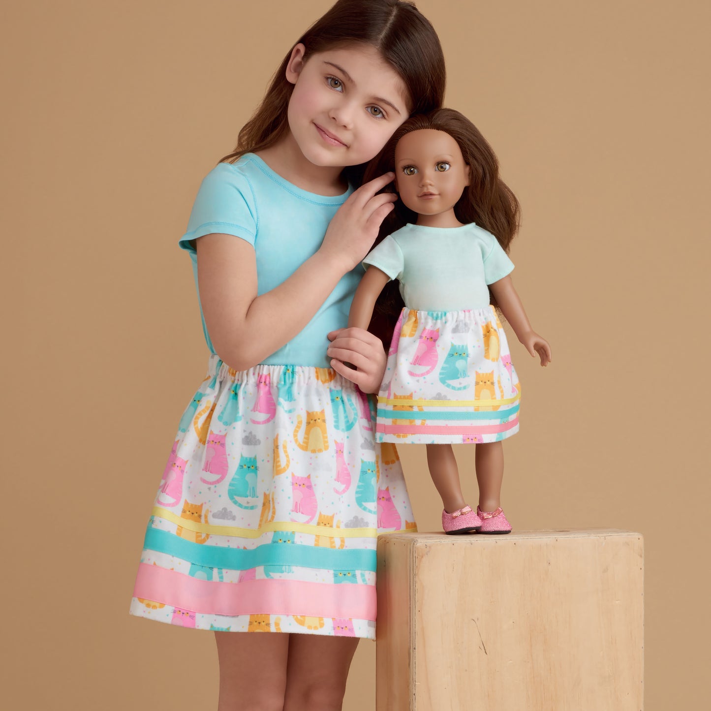 Simplicity Pattern 8961 Children's, Girls', and Dolls' Skirts
