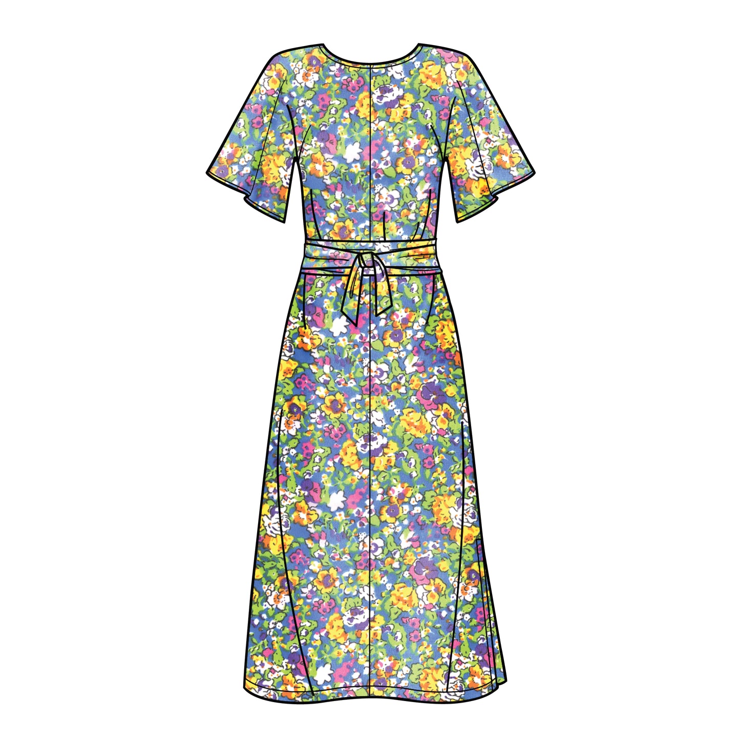 Simplicity Pattern 8981 Misses' Front Tie Dresses