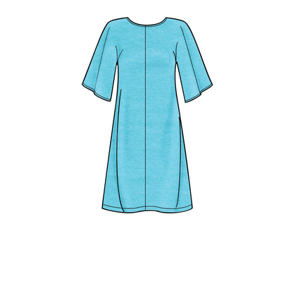 Simplicity Pattern 8981 Misses' Front Tie Dresses