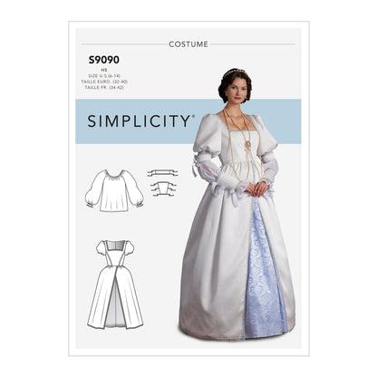 Simplicity Pattern 9090 Misses' Historical Costume