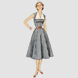 Simplicity Pattern 9105 Misses' Vintage Dress With Detachable Collar