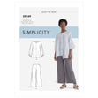 Simplicity Pattern 9149 Misses' Tops & Pants