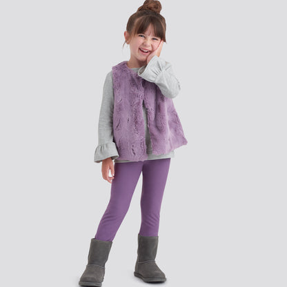 Simplicity Pattern S9198 Children's Tops, Vest & Leggings