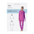 Simplicity Pattern 9210 Misses' Tops, Dress, Shorts, Pants and Slippers