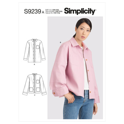 Simplicity Pattern 9239 Misses' Jackets