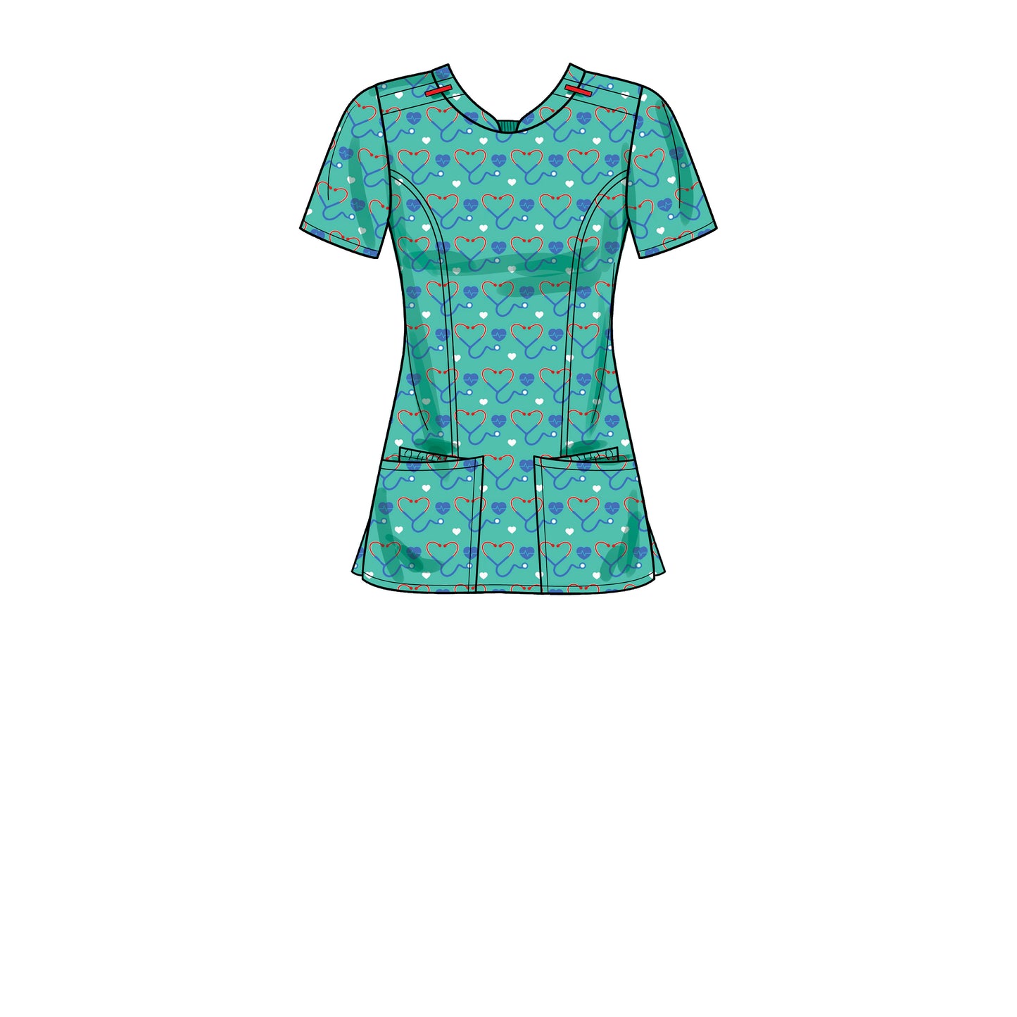 Simplicity Pattern 9276 Misses' Scrubs