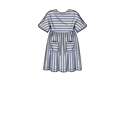 Simplicity Pattern 9280 Children's Dresses, Top & Leggings