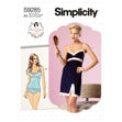 Simplicity Pattern 9285 Misses' Camisoles, Slip & Panties