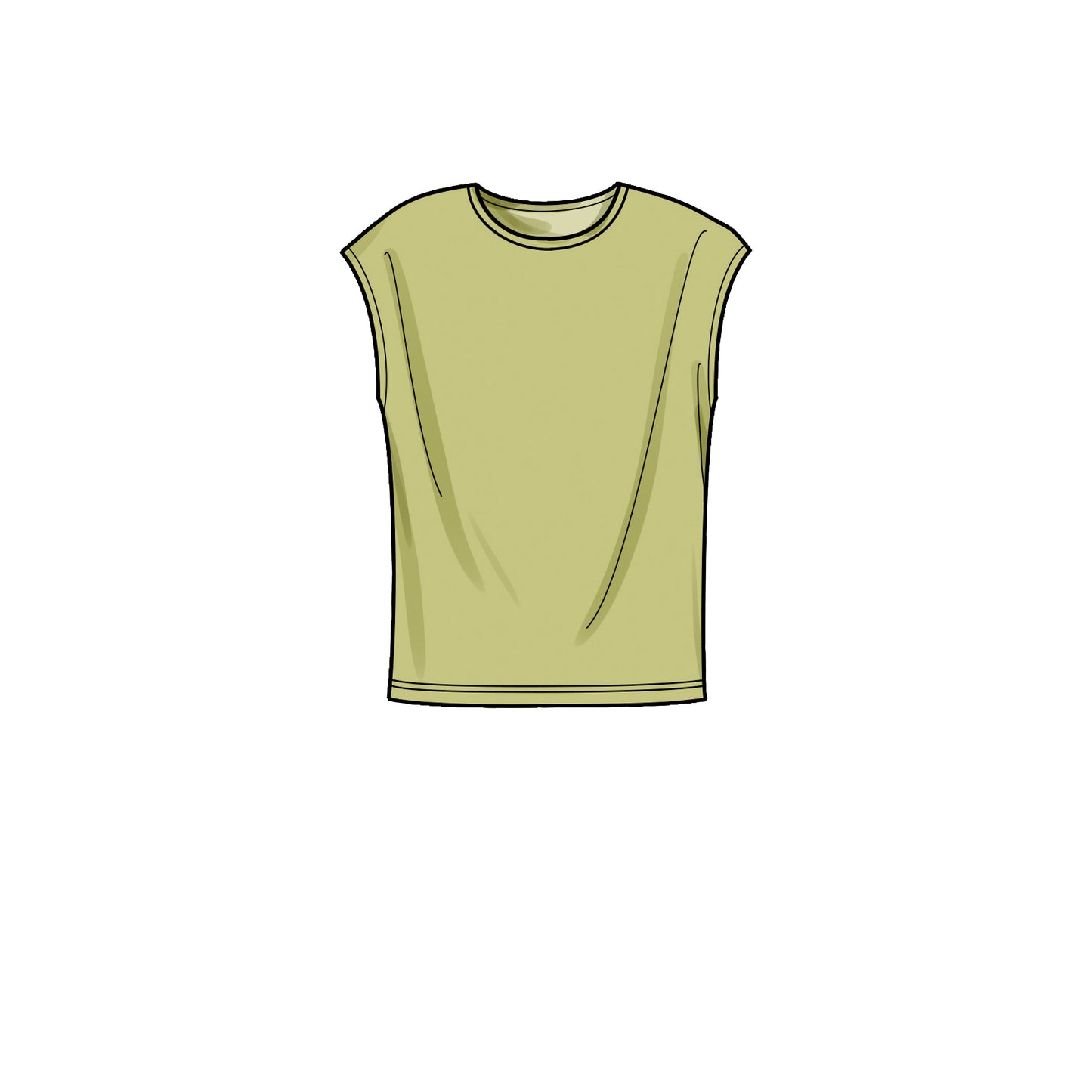 Simplicity Pattern 9314 Men's Knit Top and Shorts