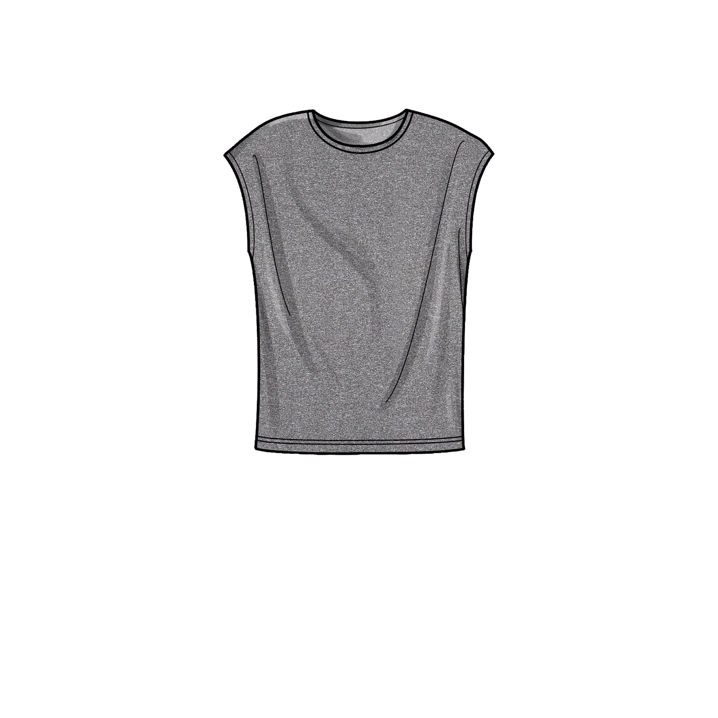 Simplicity Pattern 9314 Men's Knit Top and Shorts