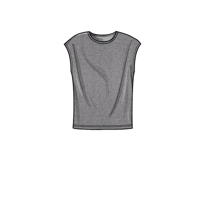 Simplicity Pattern 9314 Men's Knit Top and Shorts