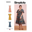 Simplicity Pattern 9325 Misses' and Women's Dress with Length and Sleeve Variations