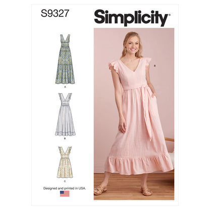 Simplicity Pattern 9327 Misses' Dresses