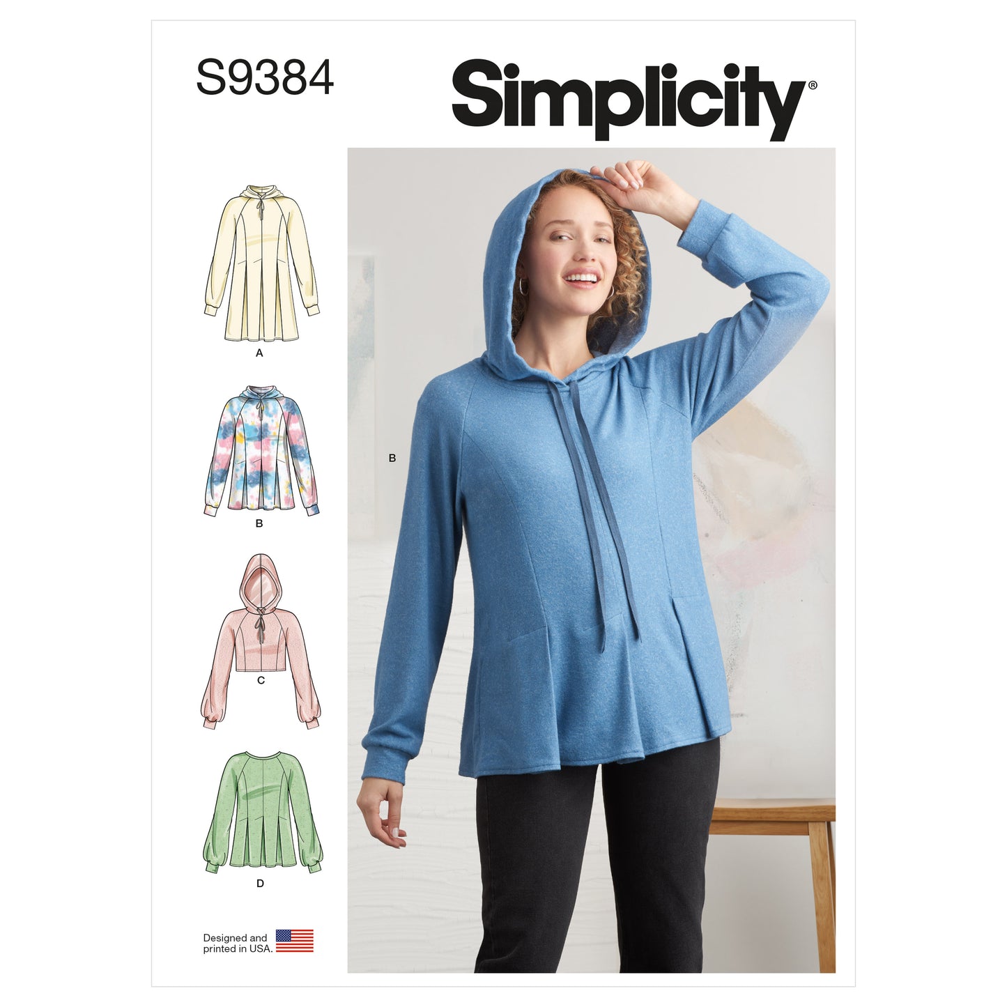 Simplicity SS9384 Misses Sweatshirts