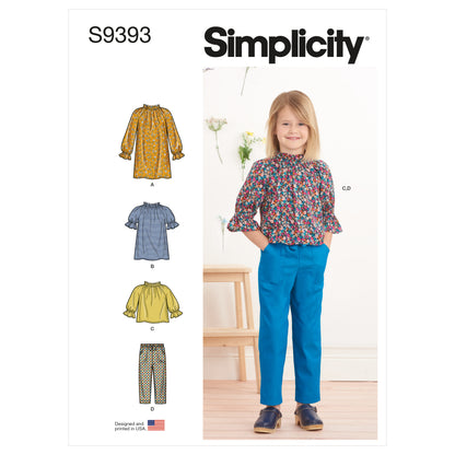 Simplicity Pattern 9393 Children's Sportswear