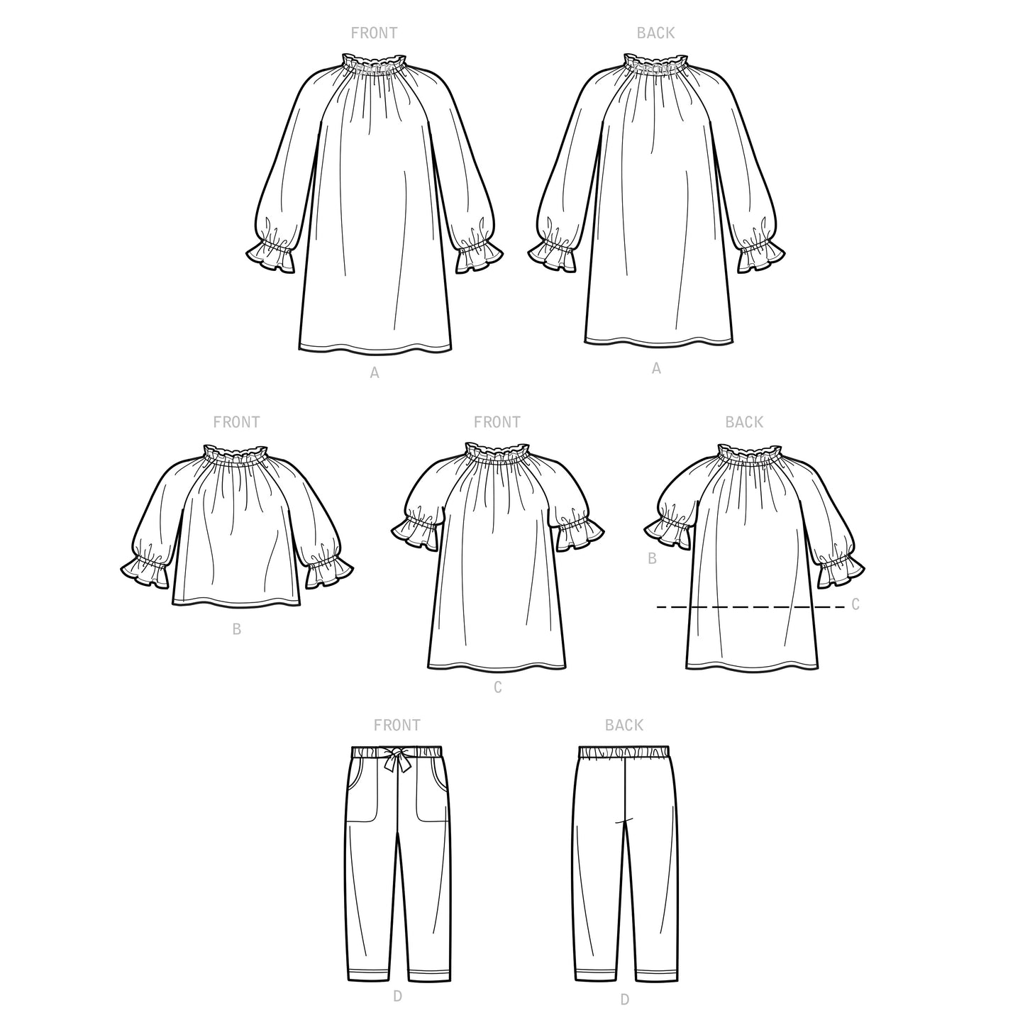 Simplicity Pattern 9393 Children's Sportswear