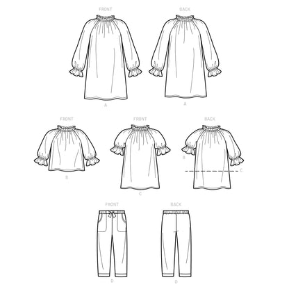 Simplicity Pattern 9393 Children's Sportswear