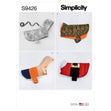Simplicity SS9426 Quilted Dog Coats