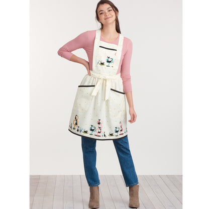 Simplicity Pattern S9435 Misses' Aprons