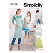 Simplicity Pattern S9436 Adults' & Children's Aprons