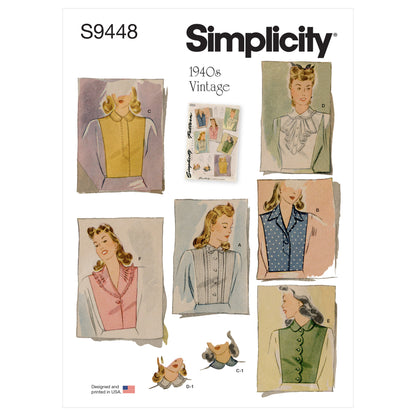 Simplicity Pattern S9448 Misses' Dickey Set