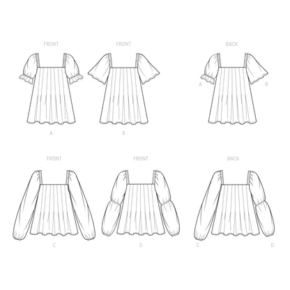 Simplicity Pattern S9452 Misses' Tops