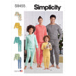 Simplicity Pattern S9455 Misses', Men's & Children's Knit Pants & Top