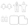 Simplicity Sewing Pattern S9459 Babies' Bodysuit, Jumpsuit, Pants & Blanket
