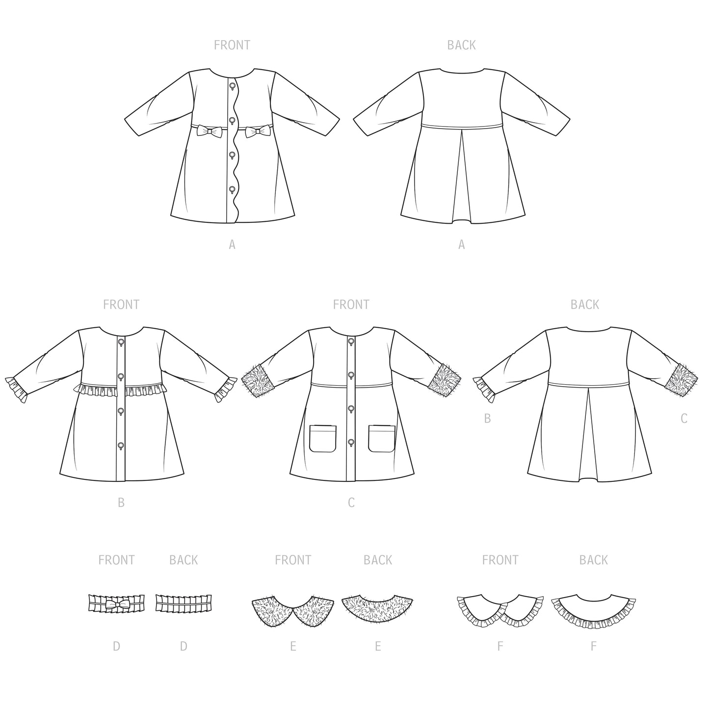 Simplicity Pattern S9461 Children's Coat