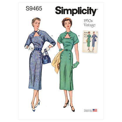 Simplicity Pattern S9465 Misses' Dress