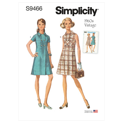 Simplicity Pattern S9466 Misses' Dress