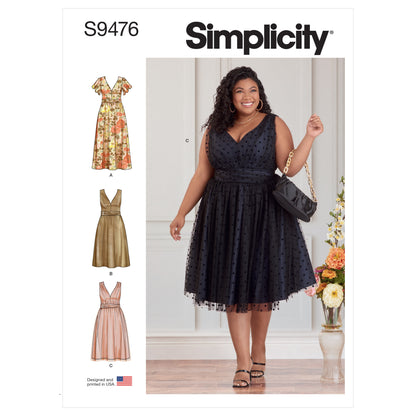 Simplicity Pattern S9476 Women's Dresses