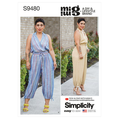 Simplicity Pattern S9480 Misses' Jumpsuit