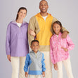Simplicity Pattern S9481 Unisex Top Sized for Children, Teens, and Adults