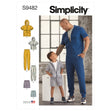 Simplicity Pattern S9482 Boys' and Men's Tracksuit