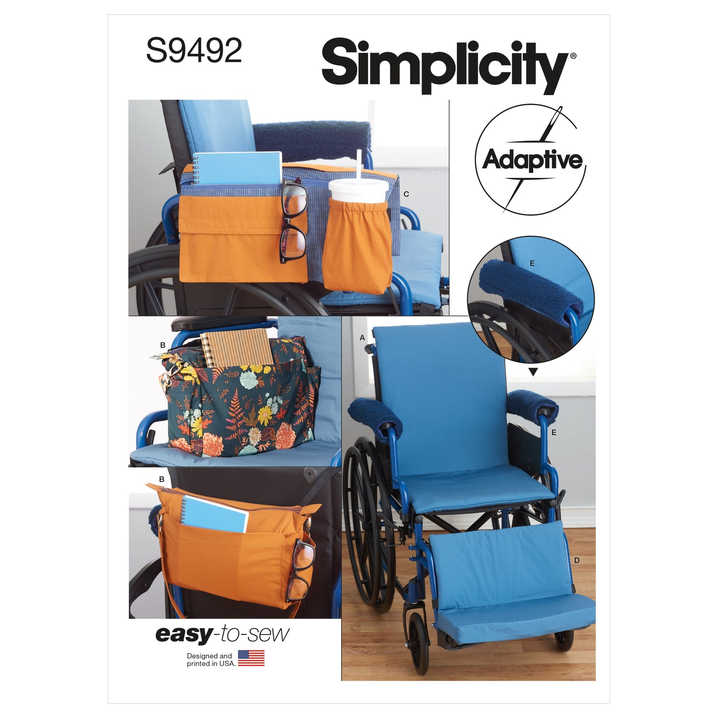 Simplicity Pattern S9492 Wheelchair Accessories