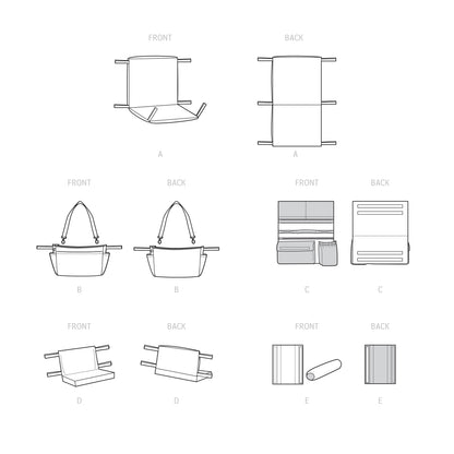 Simplicity Pattern S9492 Wheelchair Accessories