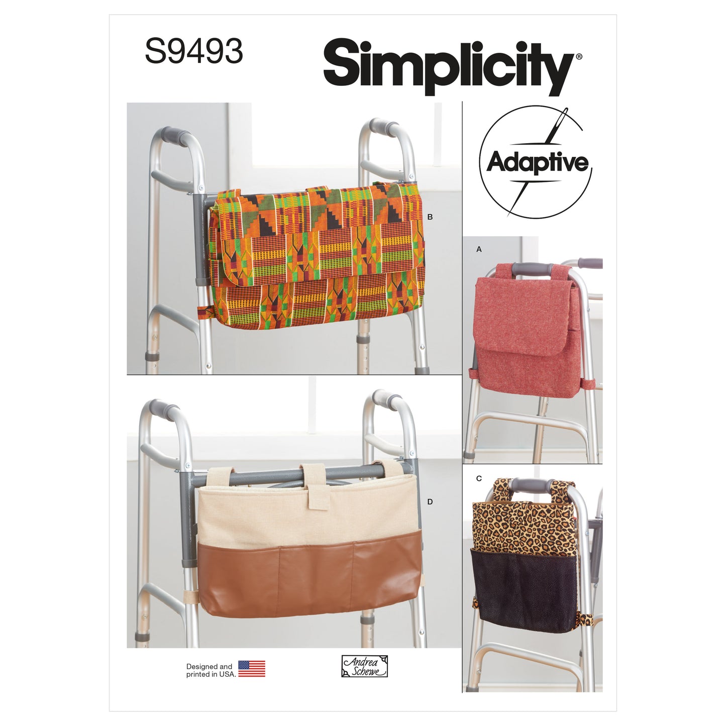 Simplicity Pattern S9493 Walker Bags