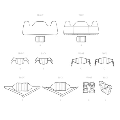 Simplicity Pattern S9494 Hot and Cold Comfort Packs