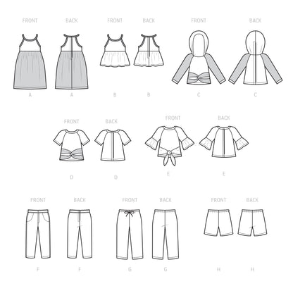 Simplicity Pattern S9499 18" Doll Clothes