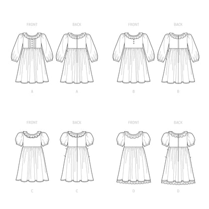 Simplicity Pattern S9503 Children's Dresses