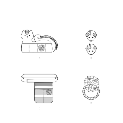 Simplicity SS9506 Cat Organizer & Sew Accessories