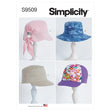 Simplicity SS9509 Adult And Children Hats