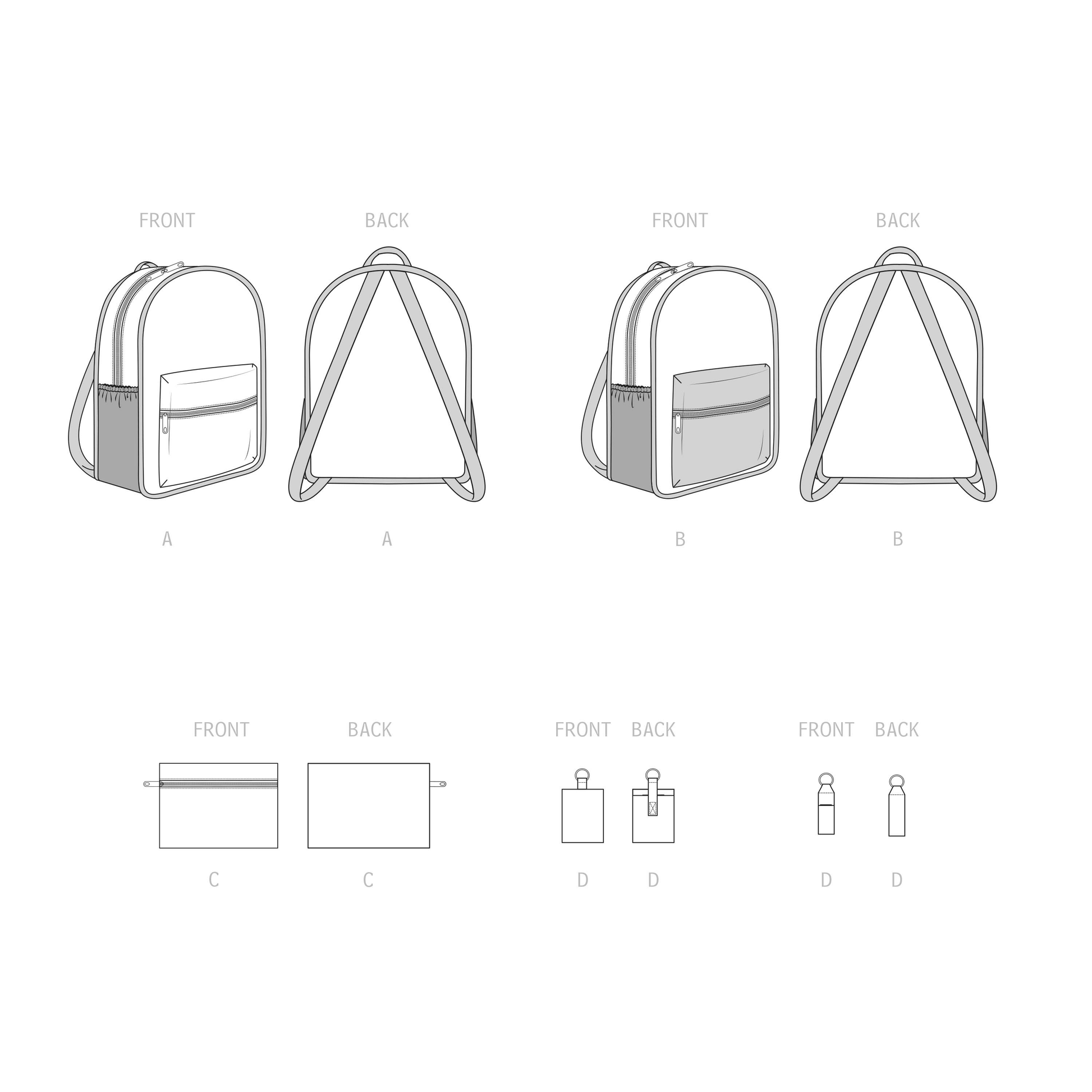 Simplicity SS9518 Backpacks & Accessories