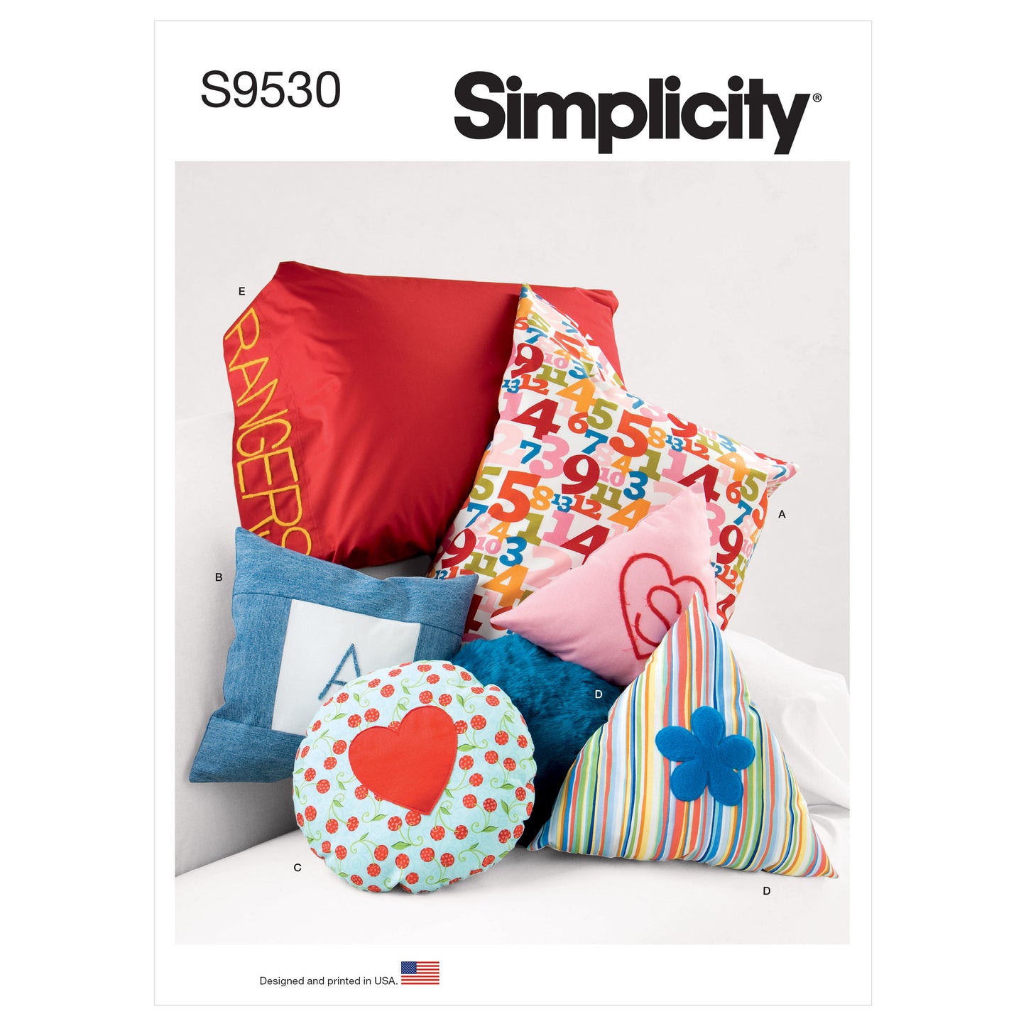 Simplicity SS9530 Pillows & Pillow Case