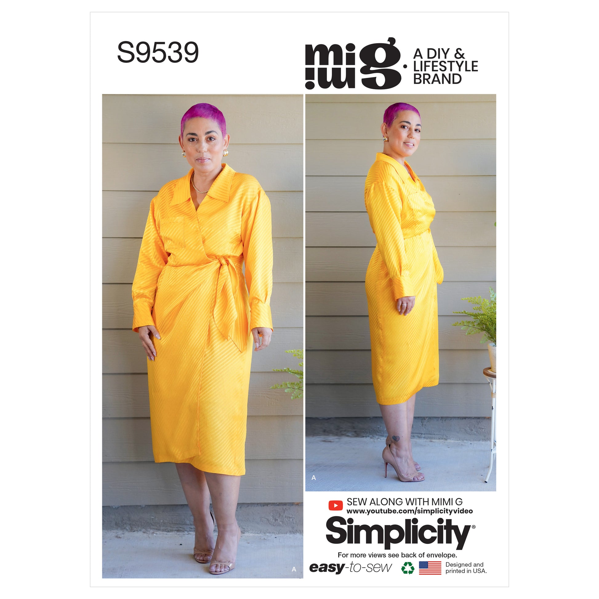 Simplicity SS9539 Misses' Dress