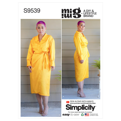 Simplicity SS9539 Misses' Dress