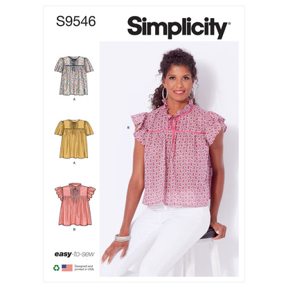 Simplicity SS9546 Misses' Tops